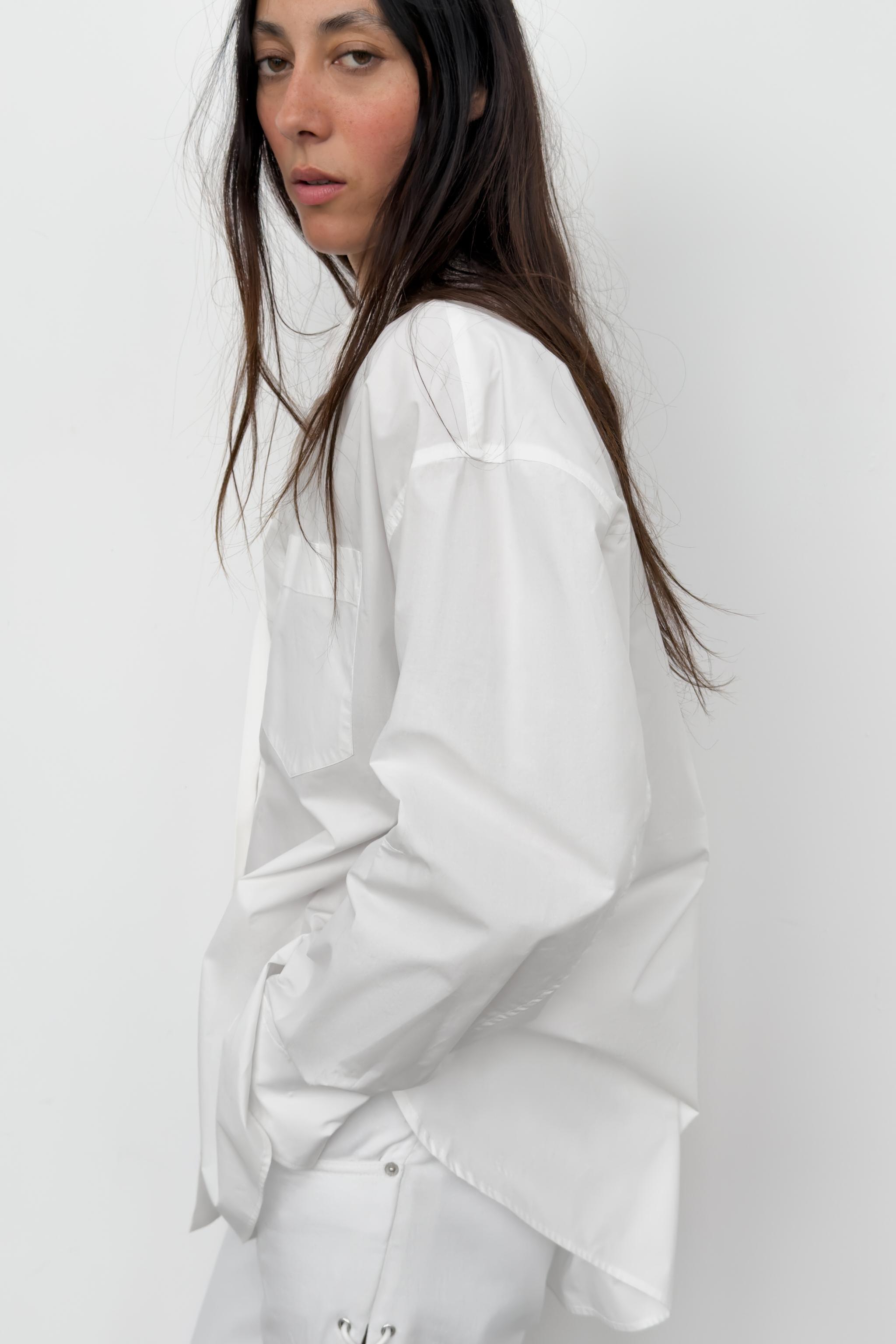 OVERSIZED POPLIN SHIRT